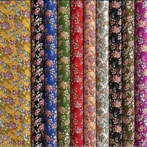 45Sレーヨン生地143cmビスコースプリント織り100レーヨン織り生地衣服生地ドレス用 - Product Image 1