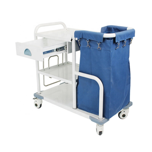 Heavy Duty Hospital Hand Push Laundry <strong>Trolley</strong> With Dust Bag For Dirty <strong>Dressing</strong> Linen Cleaning And Handling - Product Image 1