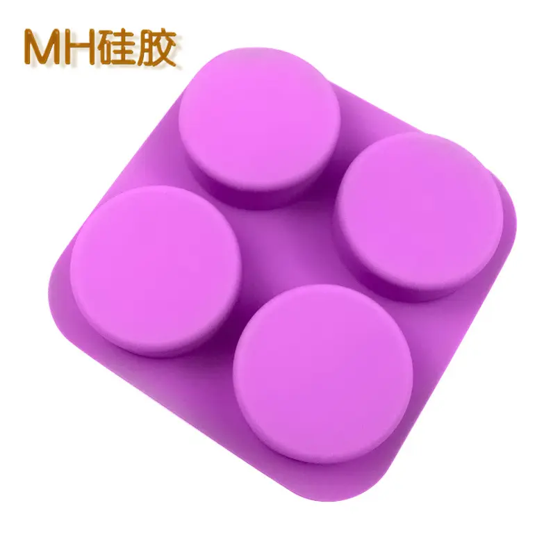 hot selling Eco-friendly 4 different shape mold silicone beauty soap mold makers handmade