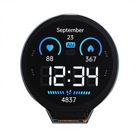 AIsmartlink Waveshare ESP32-S3 Papan MCU dengan Layar LCD IPS 1,28 inci, Flash 16MB, PSRAM 2MB, Tipe-C