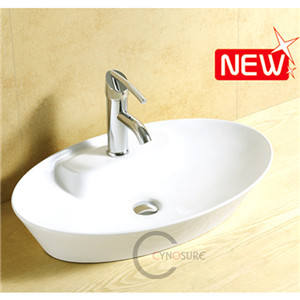 Personaliza una Variedad de Lavabos de Baño de Cerámica con Forma Irregular - Product Image 5