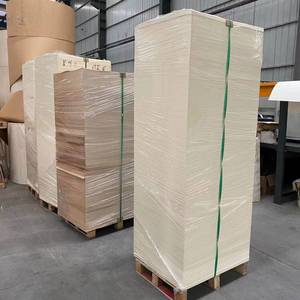 Feuille de papier kraft double face enduite de PE de qualité alimentaire pour boîte/bol à sandwich, gâteau, salade - Product Image 6