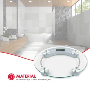 Báscula Digital Inteligente de Vidrio LCD para Baño con Capacidad de 180 kg, Personalizable OEM/ODM, 1 Año de Garantía - Product Image 3