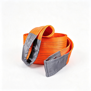 Eslingas de elevación de longitud personalizada VN, alta resistencia, 6T, cincha plana de poliéster, correa de elevación, correa de remolque para instalaciones de fabricación - Product Image 3