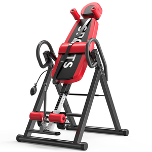 Tavolo <span class=keywords><strong>di</strong></span> Inversione Pieghevole in Alluminio Resistente per Alleviare il Dolore alla <span class=keywords><strong>Schiena</strong></span> con Cintura Protettiva Regolabile - Product Image 5