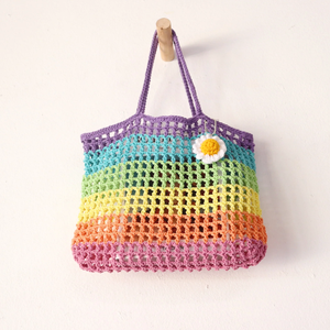 Bolso Tote tejido de ganchillo hecho a mano, bajo precio, patrón de ganchillo, bolso de verano hecho a mano, producto barato al por mayor de Vietnam - Product Image 6