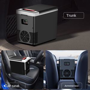 Portable 10L Mini refroidisseur thermoélectrique Tesla compresseur 12V 220V AC réfrigérateur LCD écran tactile à faible bruit pour voiture maison hôtel - Product Image 5