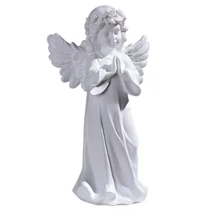 カスタマイズされた像樹脂工芸品フィギュア置物おもちゃ工芸品宗教的な天使の彫刻装飾品家の装飾ヨーロッパのための樹脂