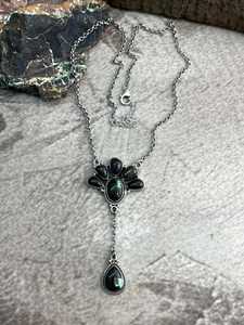 Pendentif en argent sterling fait main avec turquoise, signé Nizhoni, bijoux d'artisanat du sud-ouest, cadeau - Product Image 6
