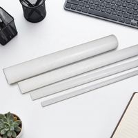Barre en plastique de 200 mm de long, résistante aux produits chimiques, en fluoroplastique extrudé, barre PFA / bâton PFA / tige PFA
