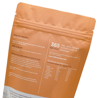 Sachets refermables personnalisés en BOPP/AL/PE laminé imprimé par gravure, transparents, résistants à l'humidité, avec fermeture éclair, réutilisables, pour aligneurs et farine
