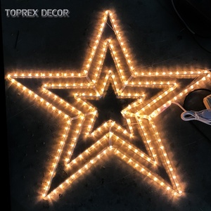 Étoiles de Noël décoratives extérieures lumières à led Vente en gros personnalisé Toprex Decor vacances - Product Image 5