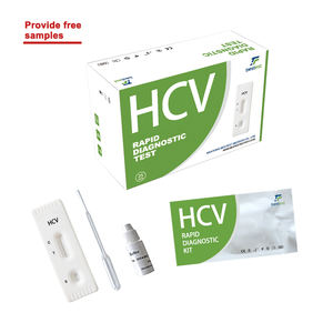 Melhores Kits de Teste Rápido HCV 1+2 Altamente Sensíveis PCR Teste Doméstico Dispositivo Manual de Plástico 99% de Precisão Sangue Total/Soro/Plasma ISO - Product Image 1