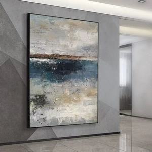 Dipinto a Olio e Acrilico Astratto Moderno Personalizzato <span class=keywords><strong>su</strong></span> <span class=keywords><strong>Tela</strong></span>, Decorazione Murale Originale Fatta a Mano - Product Image 2