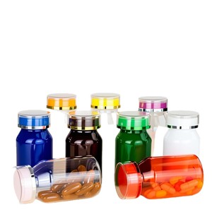 PET plastic <b>bottles</b>, food-grade plastic <b>bottles</b>, candy vitamin <b>bottles</b>, health product <b>bottles</b>, transparent packaging <b>bottles</b> - Product Image 2