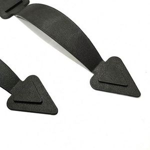 WEKIS Kit de quincaillerie décoratif magnétique en laiton noir antique pour portes de garage et de maison, avec faux charnières et poignées, pour l'extérieur et l'amélioration de l'esthétique extérieure - Product Image 5