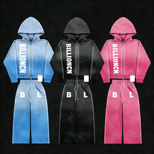 Sudadera con Capucha Unisex de Talla Grande para Hombre, de Alta Calidad, Térmica, 100% Algodón, Estilo Urbano, Holgada, Compresión, Otoño - Product Image 1