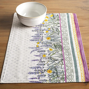 Manteles individuales de papel y poliéster cuadrados bohemios de lujo, estilo coreano elegante para ajustes de mesa de boda, reutilizables e impermeables - Product Image 6