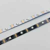Bande LED RGB WS2815 DC12V avec fonction de reprise après coupure, 30 LED/m, adressable pour configuration de jeu, chambre à coucher, éclairage décoratif DIY