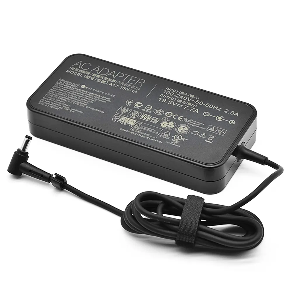 Đối với ASUS ROG gl503g g53j Power Supply Adapter 150W 19.5V 7.7A AC sạc 60Hz tần số đánh giá 100-240V đầu vào cáp điện