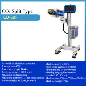 Machine de marquage laser à fibre de haute qualité 20W 30W 50W 100W Prix d'usine Machines de codage - Product Image 6