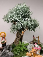 Pas cher Artificielle Olive Plante Verte Bonsaï Arbre Grand Paysage Arbre Intérieur Extérieur Restaurant Hôtel Centre Commercial Décor