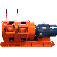 Treuil de levage minier antidéflagrant pour charbon, à double tambour, avec grattoir électrique de déblaiement et de traction