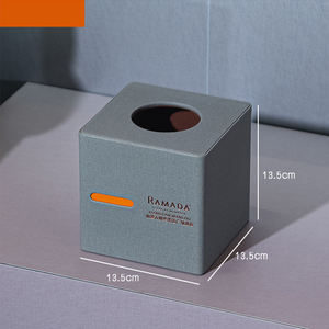 Fournitures d'équipements en cuir d'hôtel de luxe-Ensemble en cuir PU personnalisé avec porte-savon Guide de service - Product Image 5