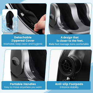 Ergonomisches Fuß massage gerät Rollen Vollfuß-Waden pflege massage gerät Maschinen fuß massage gerät mit Wärme - Product Image 5