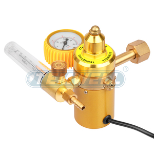 Regulador Profesional de CO2 y Argón TEMWELL de Cobre con Calentador Anticongelante de 36V, Rosca Hembra W21.8 14 para Cilindro de Gas - Product Image 6