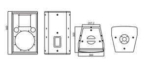 Chine Usine Fourniture PA Audio 10 pouces Haut-Parleur Gamme Complète avec Son Clair 400W AES pour Grandes Salles Multi-fonctions - Product Image 3