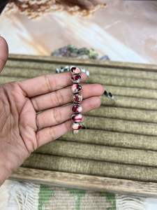 Brazalete de Plata de Ley Hecho a Mano con Múltiples Piedras, Ajustable, Estilo Vintage, Sin Níquel, Sin Plomo, Joyería Unisex - Product Image 3