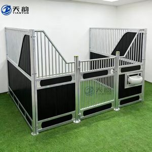 Écurie permanente pour chevaux en acier galvanisé à chaud, style européen personnalisé, pour ferme équestre, avec toit - Product Image 3