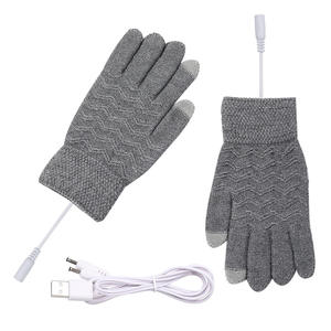 Gants chauffants USB Motif chauffant <span class=keywords><strong>Mitaine</strong></span> à tricoter Gants chauffants Mains complètes Écran tactile <span class=keywords><strong>Ordinateur</strong></span> portable Gants chauds - Product Image 4