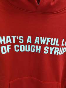 Peso pesante da uomo inverno sciroppo per la tosse <span class=keywords><strong>Oversize</strong></span> abbigliamento di alta qualità stampa con lettere di pile felpe rosse felpe con cappuccio - Product Image 5