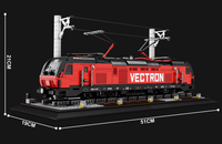 Reobrix-Bloc de Construction de Train Ferroviaire pour Enfant, Jouet de Construction, Cadeau de Noël et d'Anniversaire, Nouveauté 66019