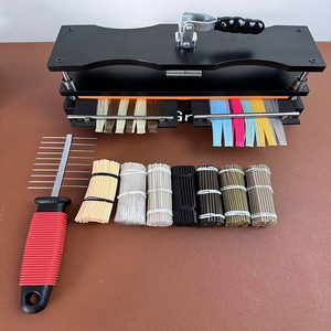 Kit d'<span class=keywords><strong>extension</strong></span> capillaire à fixation rapide en gros avec colle pour plaques <span class=keywords><strong>de</strong></span> <span class=keywords><strong>cheveux</strong></span>, adhésif thermofusible et outil <span class=keywords><strong>de</strong></span> pression plat pour extensions capillaires - Product Image 2