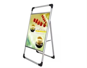 Panneau <span class=keywords><strong>d</strong></span>'affichage portable de bonne qualité Un panneau de <span class=keywords><strong>trottoir</strong></span> Un support de panneau de menu de cadre pour l'affichage publicitaire - Product Image 1