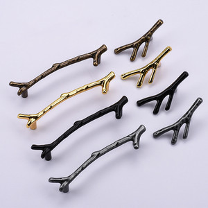 China Made Tree Branch Shape Creative Zinc Alloy Modern Simple Solid Wood Furniture Cabinet <strong>Door</strong> Handle - Product Image 4