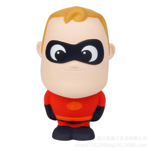 Cartoon Super Man Shape Slow <b>Rebound</b> Fidget Toy TPE Material Unisex 8 To 13 Years Age Range Stress Relief Craft Decor - Product Image 4