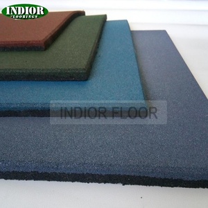 Dalles en caoutchouc écologiques imperméables à haute flexibilité, surface de terrain de jeu, sécurité, revêtement de sol en caoutchouc pour salle de sport, tapis en caoutchouc de 20 mm - Product Image 3