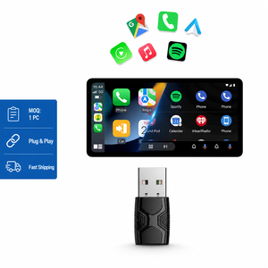 Adaptateur Carplay filaire vers Carplay sans fil Android Auto, dongle Bluetooth intelligent Plug and Play, meilleur adaptateur Carplay sans fil - Product Image 1