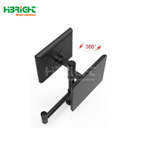 Support de caisse enregistreuse HIGHBRIGHT HBE-POS au design moderne pour écran de caisse, lecteur de cartes et clavier