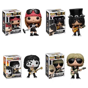 Figura Coleccionable Pop de Vinilo 3D, Figura de Juguete de Vinilo Mini Personalizada de Diseñador, Figura de Acción de PVC, Serie <span class=keywords><strong>Kiss</strong></span> Rock Band - Product Image 1