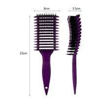 Haute qualité boucle définition brosse à cheveux femmes professionnel démêlant brosse à cheveux bouclés pour les femmes humides secs bouclés