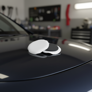 Discos de pulido de lana con velcro para detallado automotriz y acabado de superficies - Product Image 3