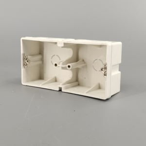 Caja de salida eléctrica de trabajo antiguo de PVC, caja de conexiones de plástico <span class=keywords><strong>para</strong></span> interruptores, caja eléctrica de salida de receptáculo <span class=keywords><strong>para</strong></span> mejoras del hogar - Product Image 3