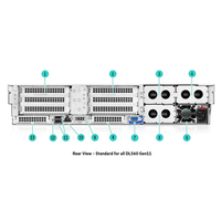 Nouveau stock de serveurs HPE DL360 DL380 DL560 serveurs en rack G10 G10plus G11 avec modèles de processeurs Xeon P19720-B21 P05172-B21