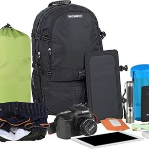 Free sample Solar <b>Backpack</b> with Removable 6 watt Solar Panel | USB Port | Including <b>Laptop</b> Compartment - Product Image 4