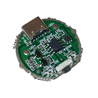 Presse latérale forte lumière lampe de poche carte pilote interrupteur Circuit imprimé USB Android Interface Circuit imprimé bricolage accessoire 10W